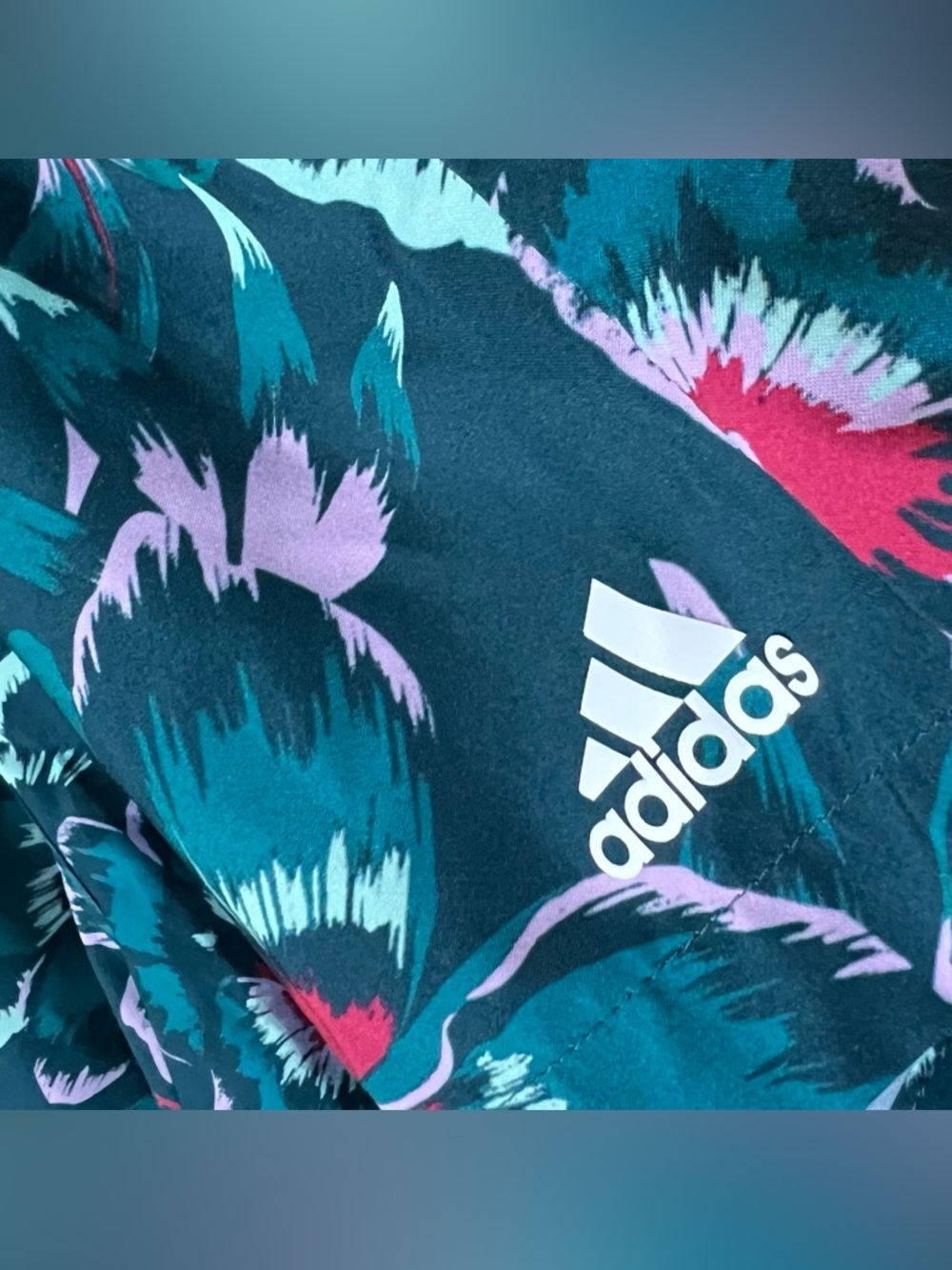 Adidas Women's Farm Rio Floral Print Shorts - Picture 4 of 10